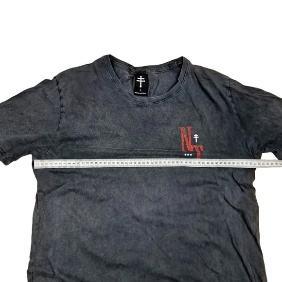No Tomorrow NTMRW Faded Black Casual T Shirt Mens Size L, Made in Australia - Picture 5 of 10